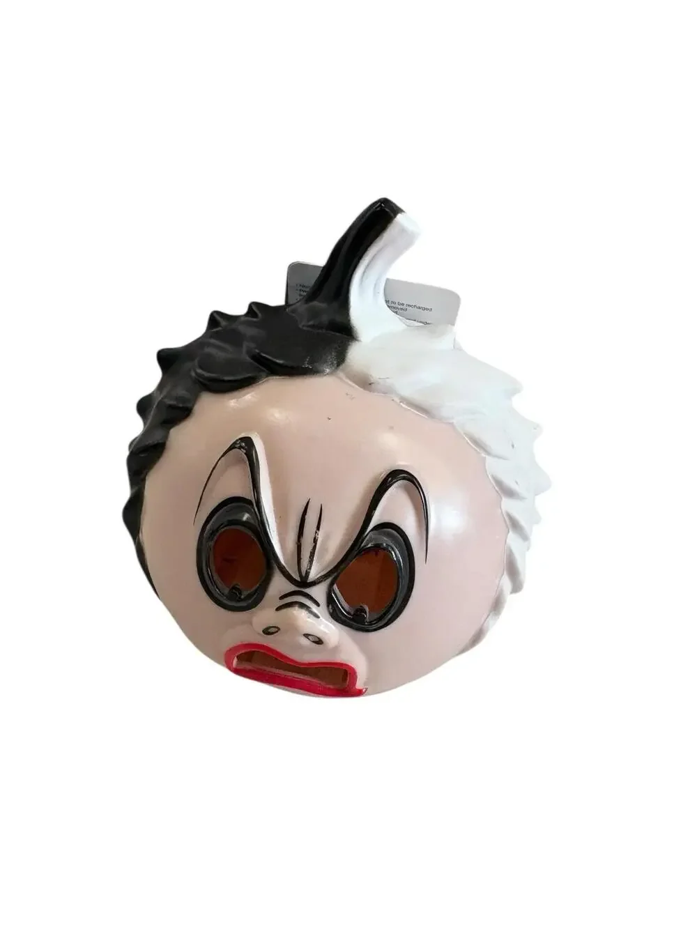 Disney Villians Cruella 101 Dalmations Pumpkin Mini Light Up Halloween Decor
